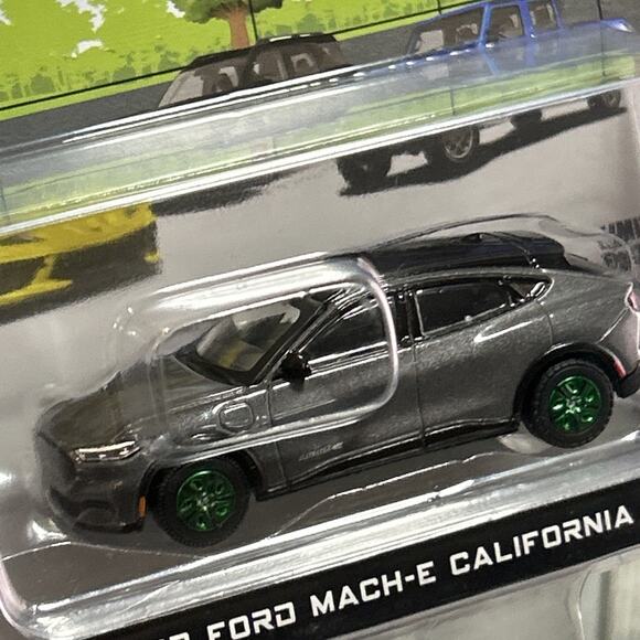 2023 Ford Mustang Mach-E California - Grey 1:64 Scale Model - Chase GreenLight - Picture 3 of 3